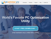 Tablet Screenshot of pcoptimizerpro.com